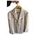 Autre Marque Pal Zileri Beige Check Double-Breasted Blazer