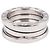 Bulgari Anello Bvlgari B-zero1 3 bande in oro bianco Argento - vista 2