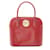 Sac à main en cuir rouge Yves Saint Laurent  - vue 1