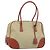 PRADA Tote Bag aus Canvas Beige Silber Authentisch ka2799
