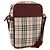 Borsa a Spalla Nova Check in Tela Beige Oro Auth bs33586 di BURBERRY D'oro