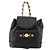 Zaino in pelle nero e oro Gianni Versace Auth BA10433 D'oro - vista 13
