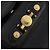 Zaino in pelle nero e oro Gianni Versace Auth BA10433 D'oro - vista 20