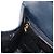 Borsa a mano Salvatore Ferragamo in pelle 2 in 1 blu navy oro Auth ki6504 D'oro - vista 26