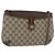 Borsa a Spalla Gucci GG Supreme Web Sherry Line PVC Beige 904 02 026 Auth 172873