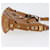 PRADA Borsa a Spalla con Borchie in Pelle Plastica Marrone Argento Auth 172906SAV - vista 3