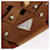 PRADA Borsa a Spalla con Borchie in Pelle Plastica Marrone Argento Auth 172906SAV - vista 8