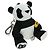 Dolce & Gabbana DOLCE&GABBANA D&G x Jujutsu Kaisen Panda Charm Nylon Nero Bianco Auth 166971SM