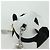 Dolce & Gabbana DOLCE&GABBANA D&G x Jujutsu Kaisen Panda Charm Nylon Nero Bianco Auth 166971SM - vista 5