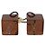 LOUIS VUITTON Clip per Capelli Cube in Plastica Marrone LV Auth BA11080 - vista 2
