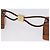 LOUIS VUITTON Clip per Capelli Cube in Plastica Marrone LV Auth BA11080 - vista 4