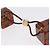 LOUIS VUITTON Clip per Capelli Cube in Plastica Marrone LV Auth BA11080 - vista 5