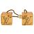 LOUIS VUITTON Clip per Capelli Cube in Plastica Marrone LV Auth BA11080 - vista 6