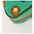 Borsa a Spalla LOEWE in Tela Verde Oro Auth BA10740 D'oro - vista 14