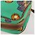 Borsa a Spalla LOEWE in Tela Verde Oro Auth BA10740 D'oro - vista 15