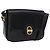 Borsa a Spalla CÉLINE Carrozza in Pelle Nera e Oro Auth bs33584 Nero D'oro