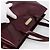 LOUIS VUITTON Borsa Wilshire PM Monogram Vernis Amarante M93641 LV Auth ki6551M Bordò - vista 6