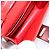 Borsa a Spalla Gancini in Pelle Rossa e Argento di Salvatore Ferragamo Auth BA10529 Rosso - vista 11