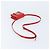 Borsa a Spalla Gancini in Pelle Rossa e Argento di Salvatore Ferragamo Auth BA10529 Rosso - vista 7