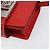 Borsa a Spalla Gancini in Pelle Rossa e Argento di Salvatore Ferragamo Auth BA10529 Rosso - vista 9