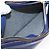 Céline Borsa a Spalla Trio Grande in Pelle Blu Oro Auth ki6539 D'oro - vista 21