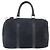 Borsa Boston Christian Dior in suede blu navy argento autentica mr2069 - vista 2