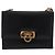 Borsa a Spalla Gancini in Pelle Oro Nero Salvatore Ferragamo Auth 173272 D'oro - vista 13