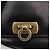 Borsa a Spalla Gancini in Pelle Oro Nero Salvatore Ferragamo Auth 173272 D'oro - vista 18