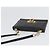 Borsa a Spalla Gancini in Pelle Oro Nero Salvatore Ferragamo Auth 173272 D'oro - vista 6