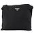 Borsa a Spalla PRADA in Nylon Nero Argento Autentica bs33344 - vista 13