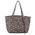 Sac Tote en Cuir Gris Jimmy Choo Auth bs33580 Marron - vue 13