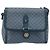 Céline Sac à bandoulière en toile Macadam CELINE PVC bleu marine or Auth LNZ098 Doré - vue 13