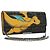 FENDI xFRGMTxPOKEMON Portafoglio a Catena in Tela Zucca Drago Nero Auth 166959SM
