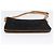 Céline CELINE C Macadam Canvas Schultertasche aus Wildleder Schwarz Silber Authentisch ki6507 - Ansicht 5