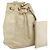 CHANEL Schultertasche aus Kaviarleder Creme Gold CC Auth BA11064 Golden Roh