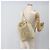 CHANEL Schultertasche aus Kaviarleder Creme Gold CC Auth BA11064 Golden Roh - Ansicht 23