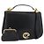 Borsa a Spalla Christian Dior in Pelle di Vitello Nera e Oro Auth LNZ141 Nero D'oro