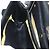 Borsa a Spalla Christian Dior in Pelle di Vitello Nera e Oro Auth LNZ141 Nero D'oro - vista 21
