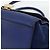 Céline Borsa a mano Trapeze CELINE in pelle scamosciata 2 in 1 blu oro Auth ka2823 D'oro - vista 15
