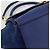 Céline Borsa a mano Trapeze CELINE in pelle scamosciata 2 in 1 blu oro Auth ka2823 D'oro - vista 16