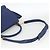 Céline Borsa a mano Trapeze CELINE in pelle scamosciata 2 in 1 blu oro Auth ka2823 D'oro - vista 9