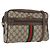 Borsa a Spalla Gucci GG Supreme Web Sherry Line PVC Beige 904 02 005 Auth ki6442 D'oro
