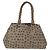 Borsa Tote Salvatore Ferragamo in tela beige oro Auth BA10067 - vista 2