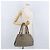 Borsa Tote Salvatore Ferragamo in tela beige oro Auth BA10067 - vista 21