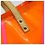 LOUIS VUITTON Sac Reade MM Monogram Vernis Fluo Orange Rose M91902 Auth LNZ356 - vue 18