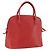 Céline Borsa a mano CELINE in pelle rossa e oro Auth fm5225 Rosso D'oro