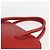 Céline Borsa a mano CELINE in pelle rossa e oro Auth fm5225 Rosso D'oro - vista 8