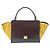 Céline Borsa a mano Trapeze CELINE in pelle scamosciata 2 in 1 grigia oro Auth ep13043 Marrone D'oro - vista 13