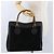 Bamboo Bolsa de Mão em Bambu GUCCI Camurça Preta Dourada 002 1096 0260 Auth 172841 Preto Dourado - vista 26