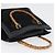 Bamboo Bolsa de Mão em Bambu GUCCI Camurça Preta Dourada 002 1096 0260 Auth 172841 Preto Dourado - vista 6